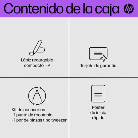 EAN 0196337930711 - HP Slim Rechargeable Pen lápiz digital 13,9 g Negro imagen 5