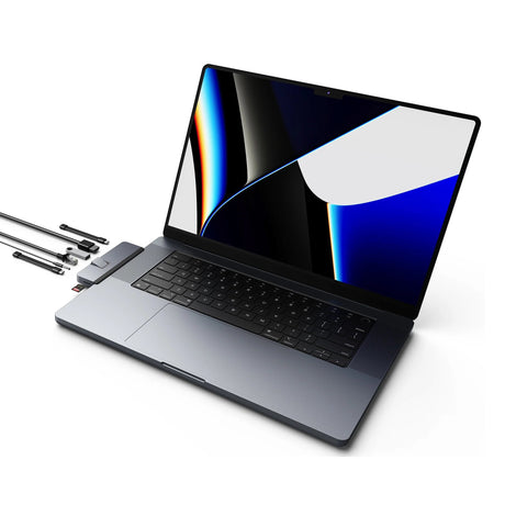 EAN 6941921148225 - HYPER DUO PRO 7-in-2 USB-C Hub USB Tipo C 104 Mbit/s Gris imagen 4