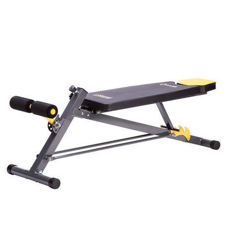 EAN 5907695596557 - HMS Fitness LSR8311 Banco de musculación multiposición Asiento ajustable Hogar Negro, Amarillo imagen 7