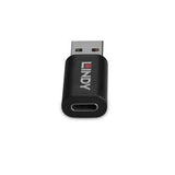 EAN 4002888712644 - Lindy 71264 cambiador de género para cable USB Type A USB Type C Negro imagen 3