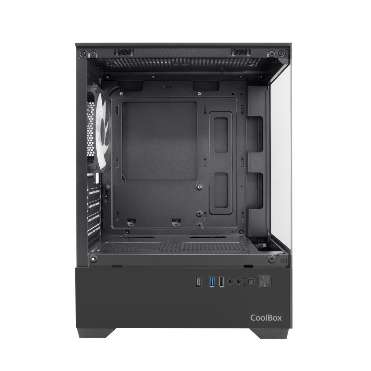 Caja Sobremesa Microatx Gm200 Vision Lite Negro Coolbox