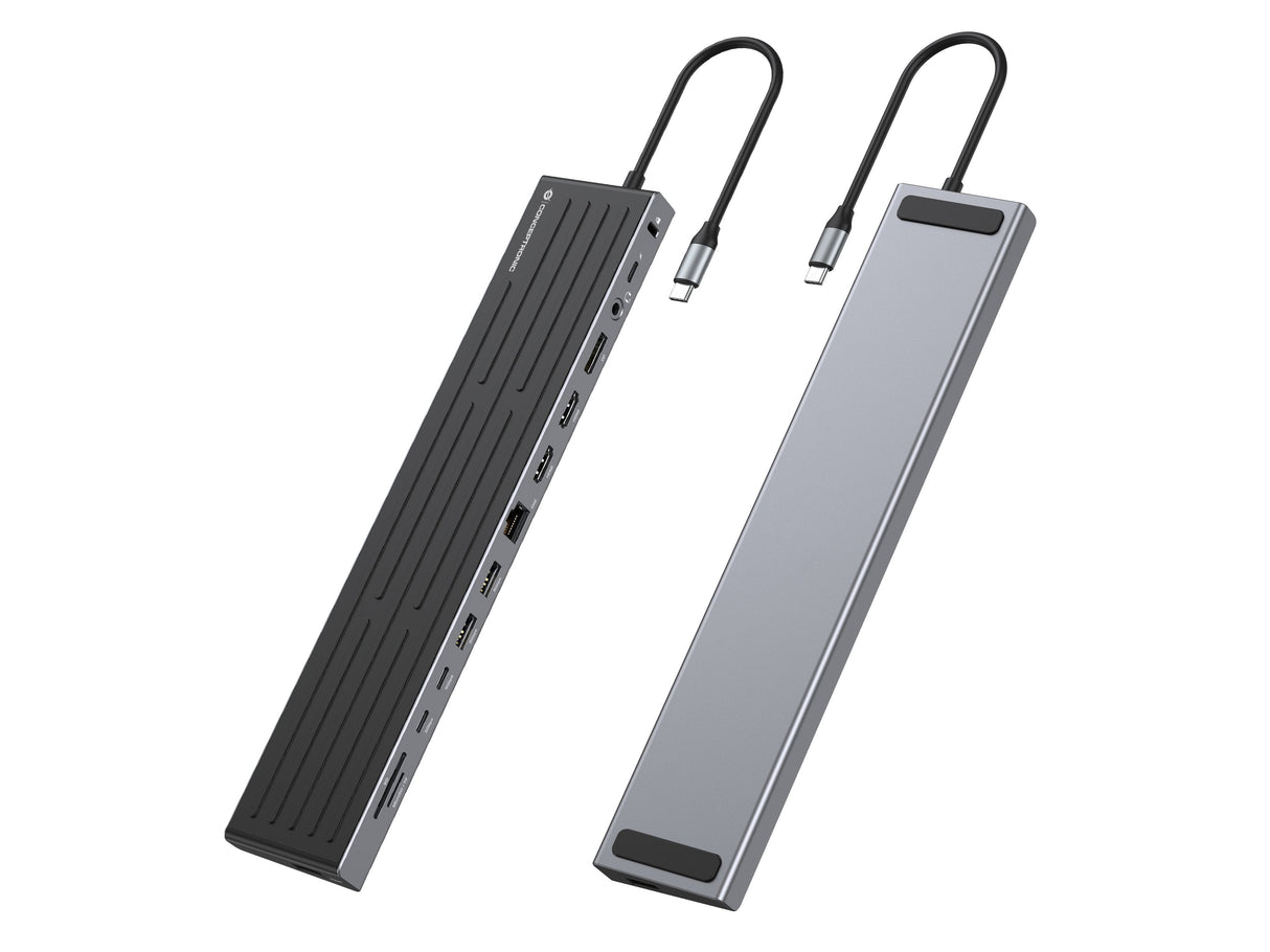 Docking Usb-C Conceptronic Donn32b A 2xhdmi 1xdp 2xusb-C Pd 100w 3xusb-A 5gb 1xsd 1xmicrosd 1xrj45