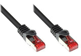 Goodconnections Cable De Red Con Protector De Pestaña, Cat. 6, S Ftp, Pimf, Pvc, 250mhz, Negro, 20m,