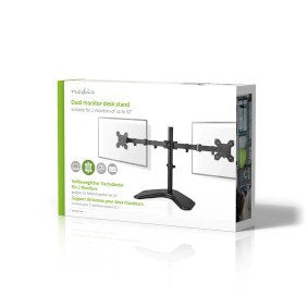 Nedis Schreibtisch Monitorhalterung 2 Bildschirme  15 - 32 "  75x75 / 100x100  Vollbeweglich