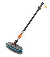 Cepillo De Lavado Gardena Cleansystem Set De Lavado Duro Con Mango M Gris/Turquesa, Anchura Útil 27 Cm 18828-20