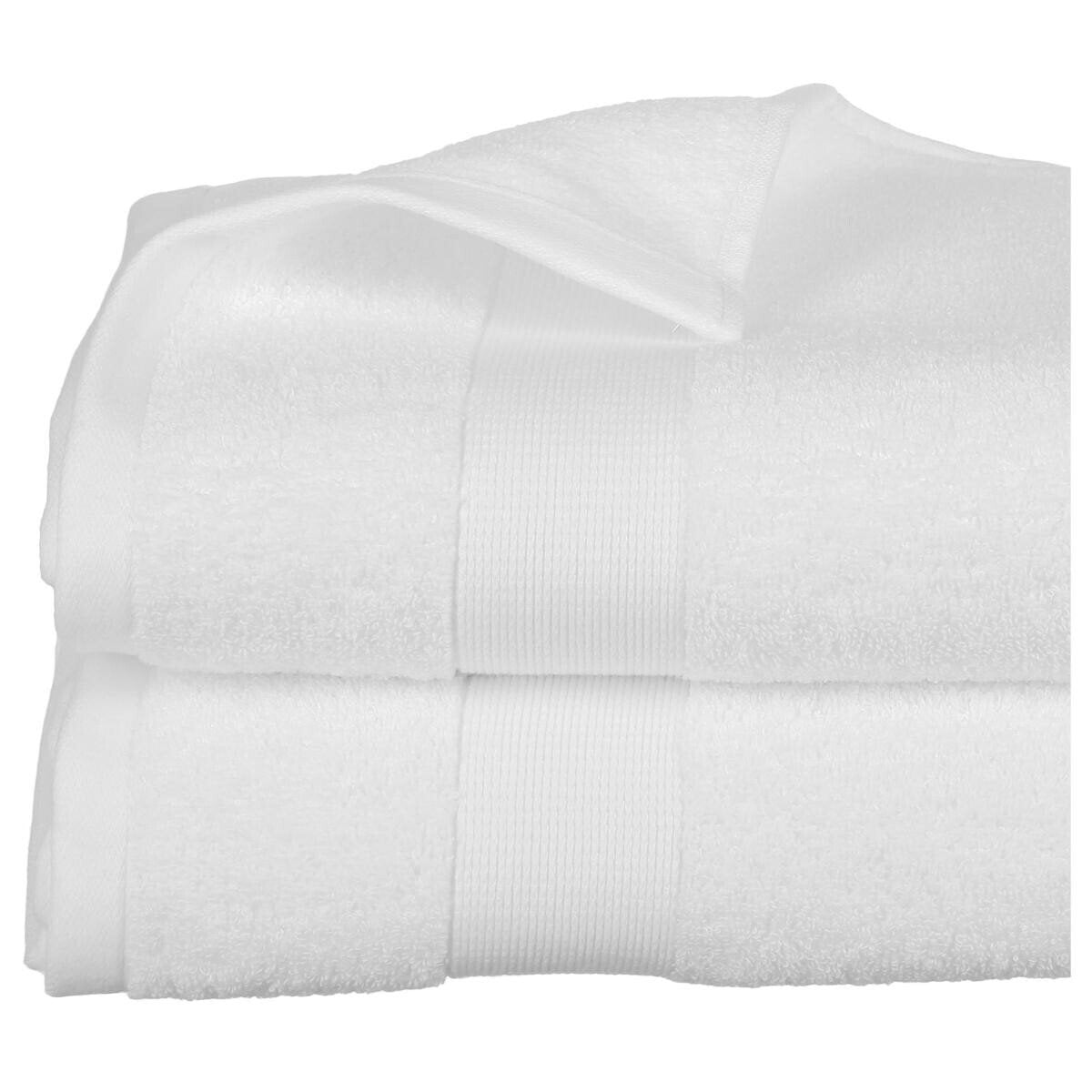Toalla De Rizo 450g Color Blanco 100x150cm