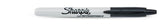 Sharpie Marcador Retractil Permanente Fine 0,9mm Negro Punta Redonda -12u-