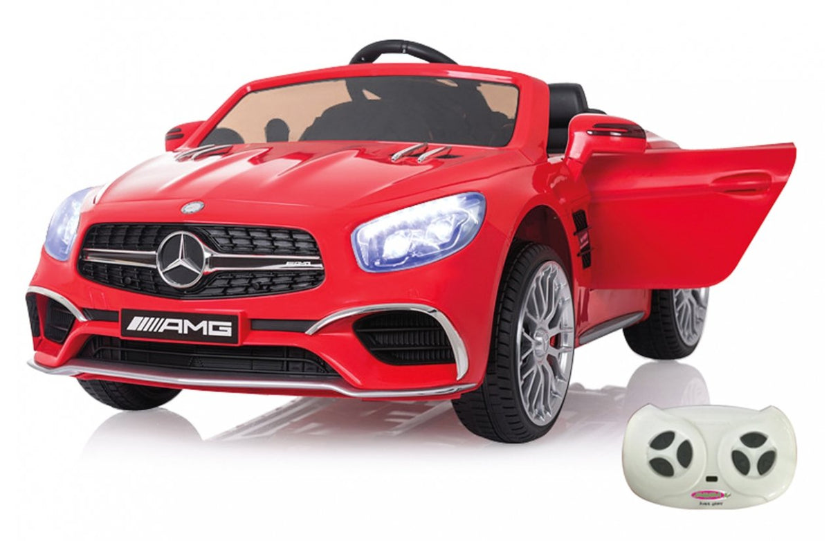Jamara Ride-On Mercedes-Benz Amg Sl65, Vehículo Infantil Rojo, 12v Con Mando A Distancia