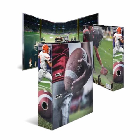 Carpeta Herma A4 Cartón Fútbol Americano