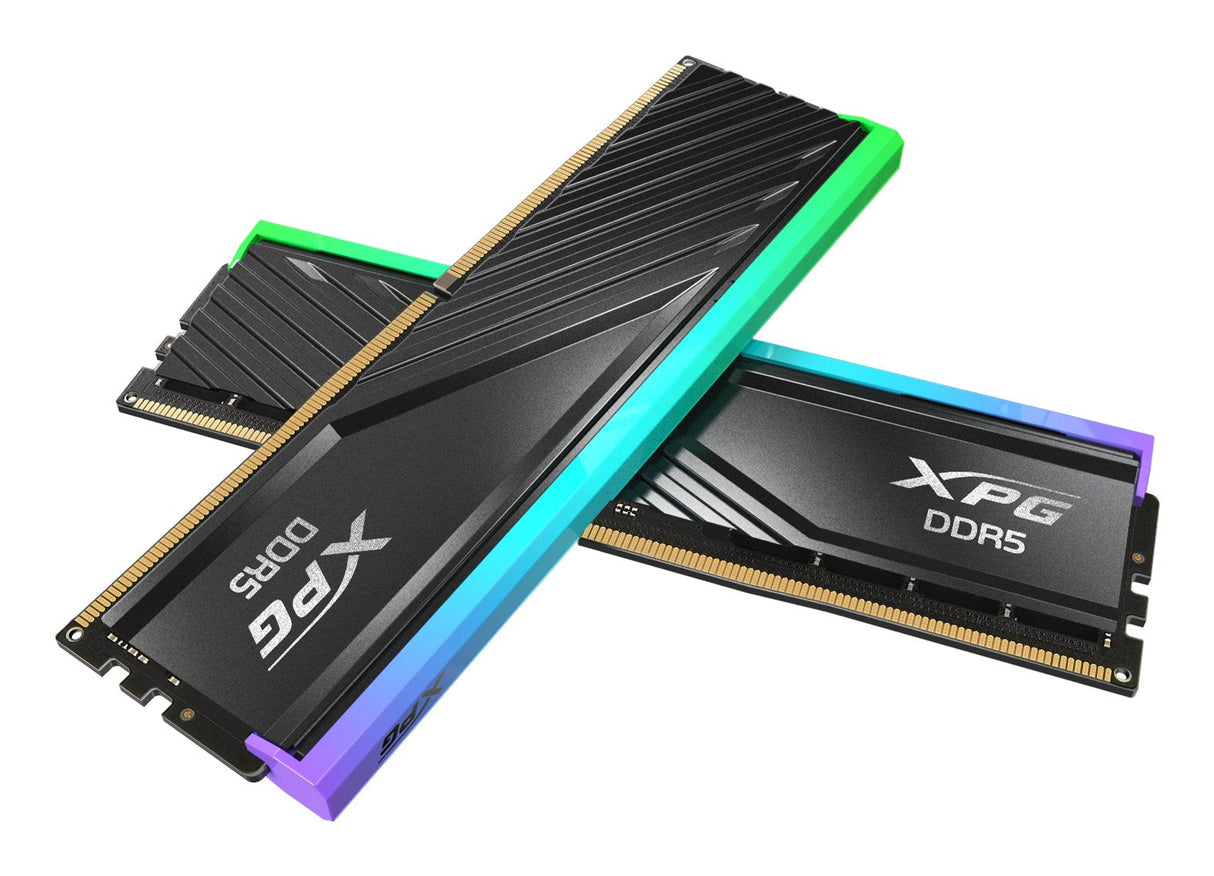 Adata 32gb Ddr5 6000 (2x 16 Gb) Kit Dual Xpg Lancer Blade Rgb, Intel Xmp, Amd Expo Ax5u6000c3016g-Dtlabrbk