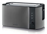 Severin At 9341  Dark Inox Langschlitztoaster