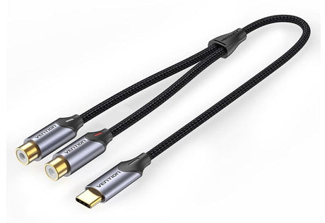 EAN 6922794751606 - Vention BGVHG cable de audio 1,5 m 2 x RCA USB Tipo C Negro imagen 1
