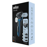 Máquinilla Braun Series 6 61-B4500cs De Afeitar De Láminas Recortadora Negro, Azul