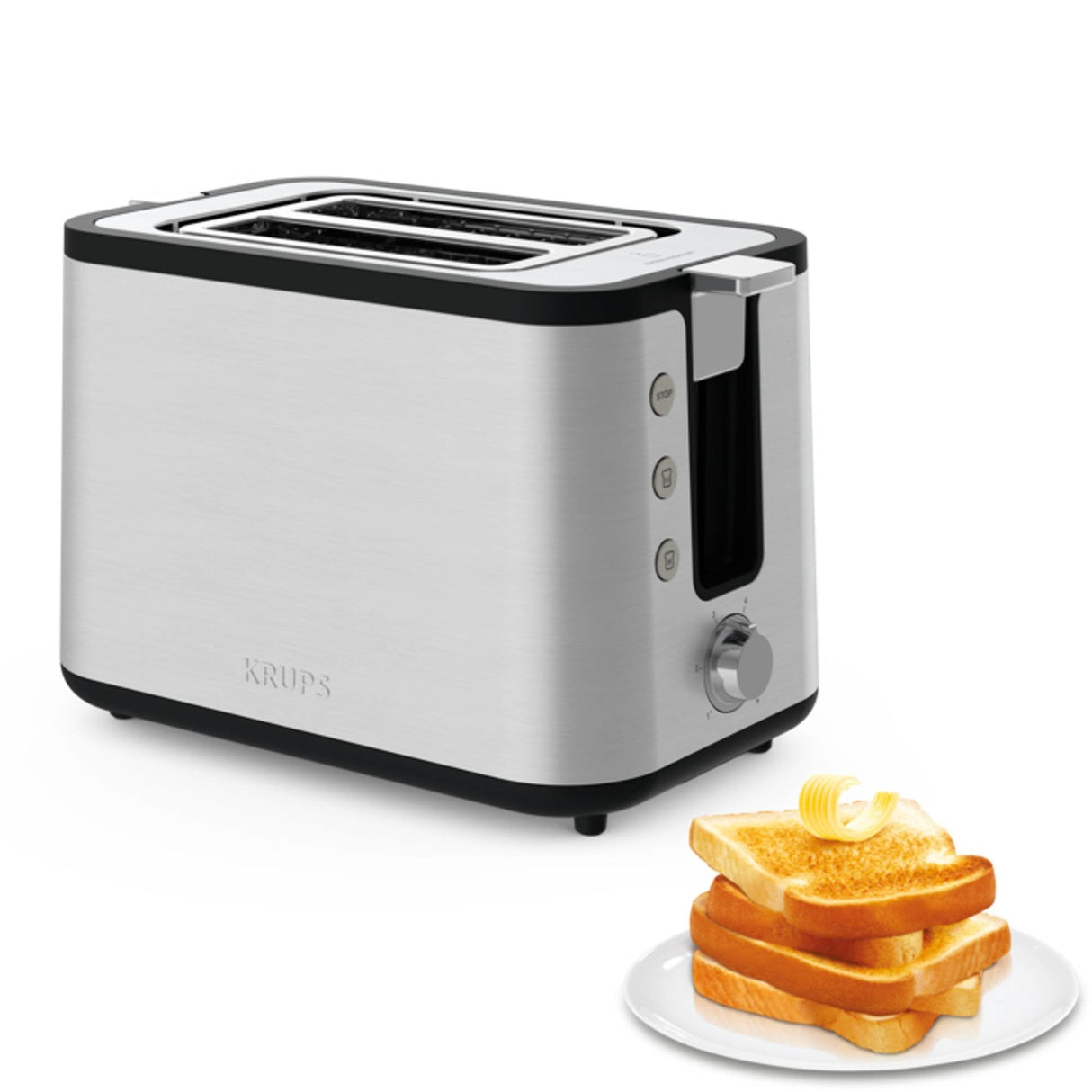 Tostadora Krups Kh442d  6 2 Rebanada(S) 720 W Acero Inoxidable