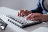 Bakkerelkhuizen S-Board 840 Teclado Usb Francés Gris