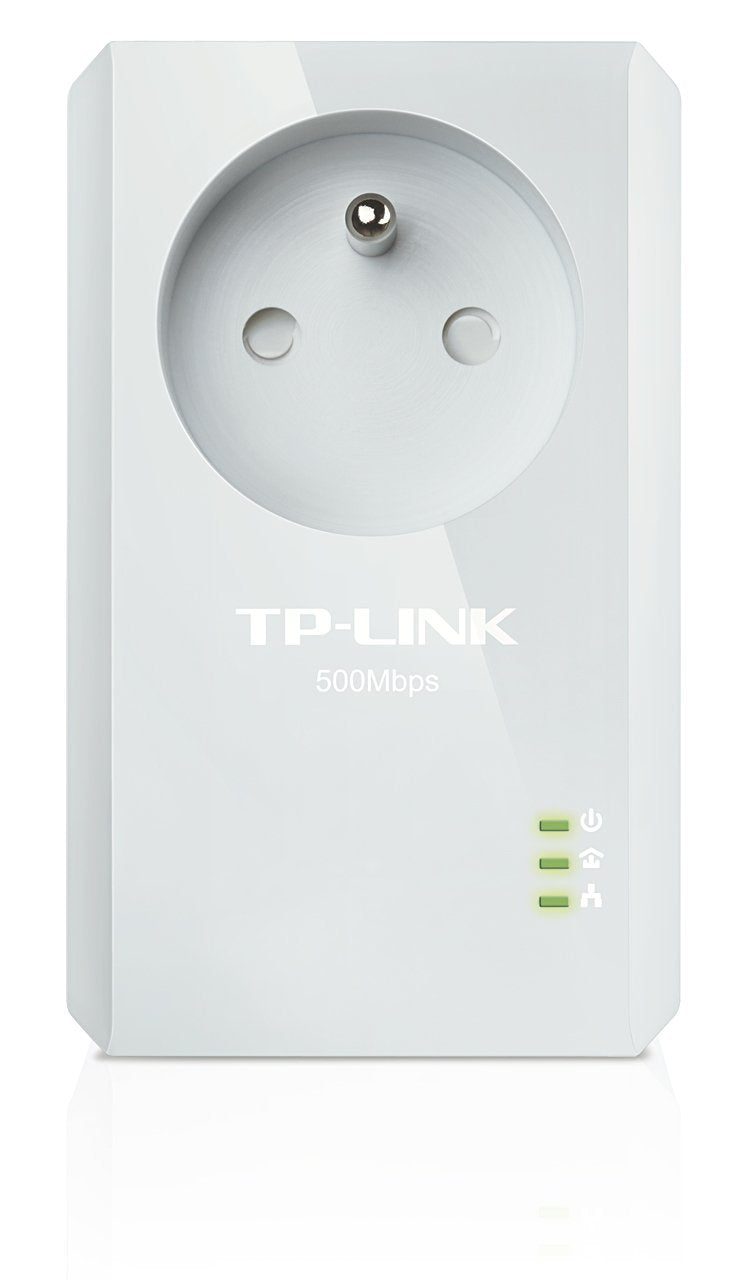 Tp-Link Av500+ Powerlinewith Ac Pass Through 500mbps Powerline Speed