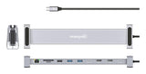 EAN 0766623190398 - Manhattan 190398 base para portátil y replicador de puertos Alámbrico USB 3.2 Gen 1 (3.1 Gen 1) Type-C Gr imagen 12