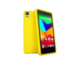 Funda Cristal Case Amarillo Aquaris E4 Bq Policarbonato