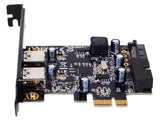 Silverstone  Ec04-E: Tarjeta Pci-E 1x Con 2 Salidas Usb 3.0 Trasera Y Dos Usb 3.0 Internas