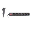 EAN 4006341705518 - REV 12626514 base múltiple 2 m 6 salidas AC Interior Negro imagen 1