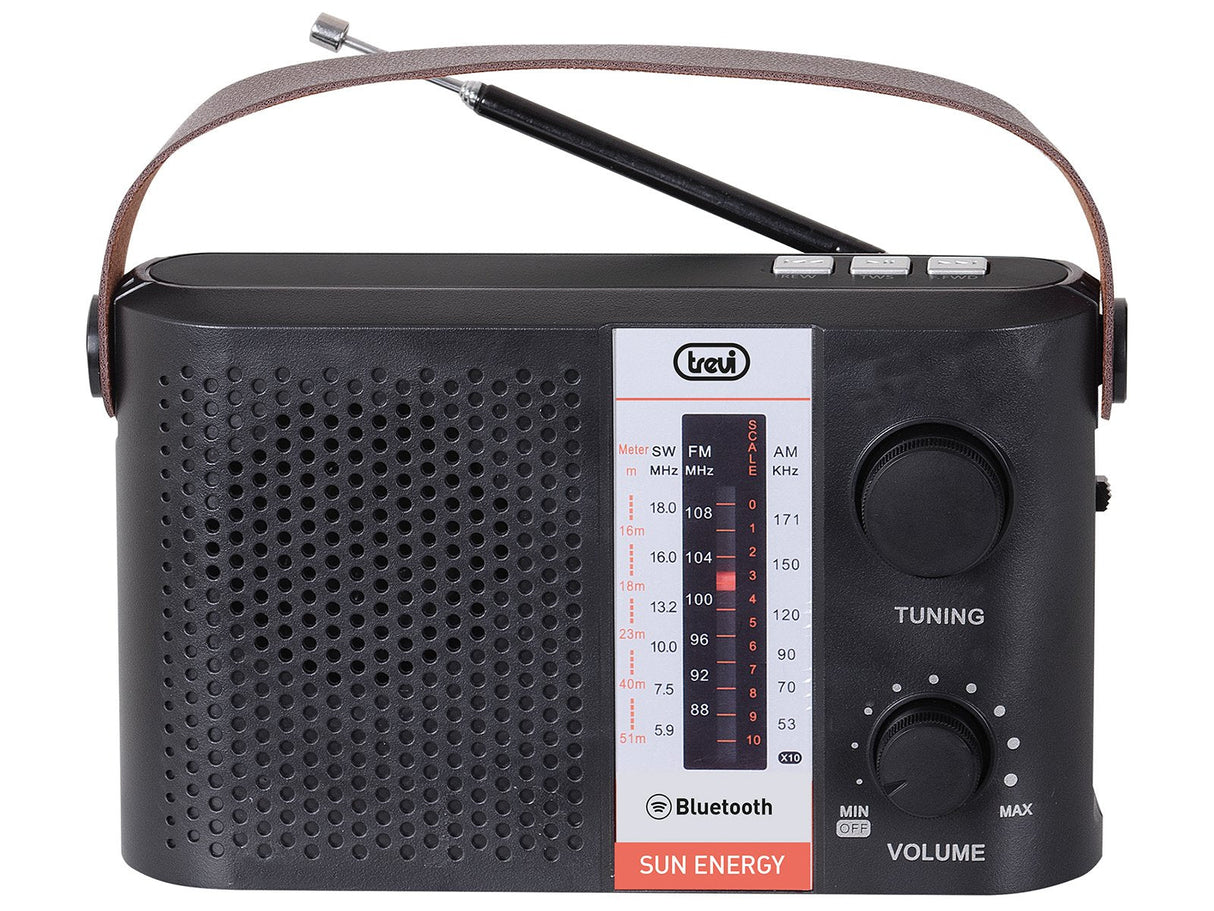 Radio Bluetooth Portable Solar  Usb Micro Sd Tws Trevi Ra 7f25 Bt