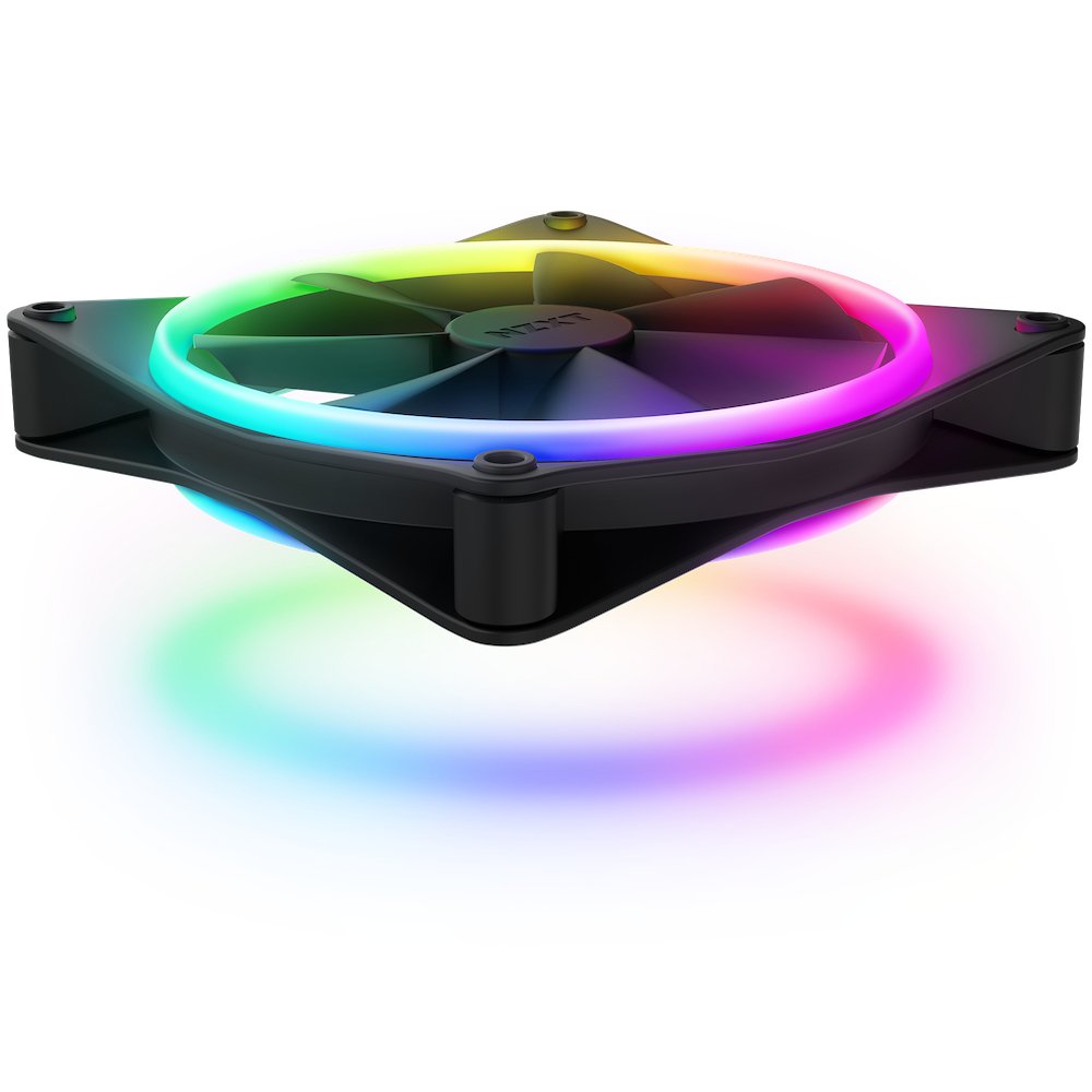 Ventilador Nzxt F140 Rgb Duo Twin 140x140x25 Negro