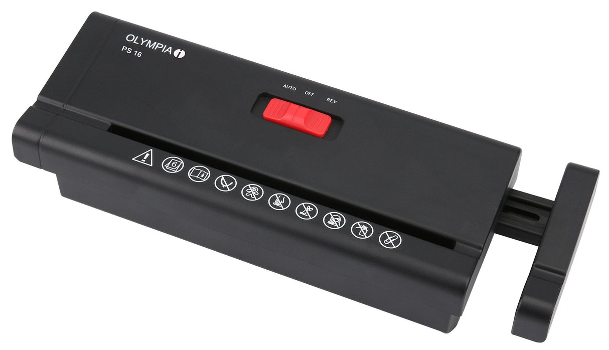 Olympia 2704 Triturador De Papel Corte En Tiras 34 Cm Negro