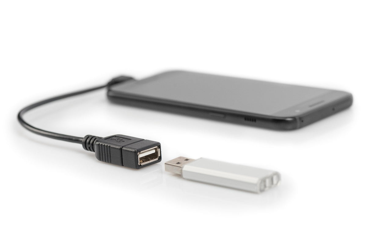 EAN 4016032339076 - Digitus AK-300313-002-S cable USB USB 2.0 Micro-USB B USB A Negro imagen 3