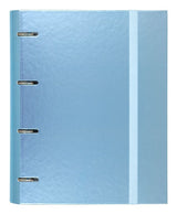Carchivo Carpeblock Metal Carpeta Cartón Forrado Plastificado A4 Anillas Mixtas 4x35mm C/Recambio 100h 4x4 Azul