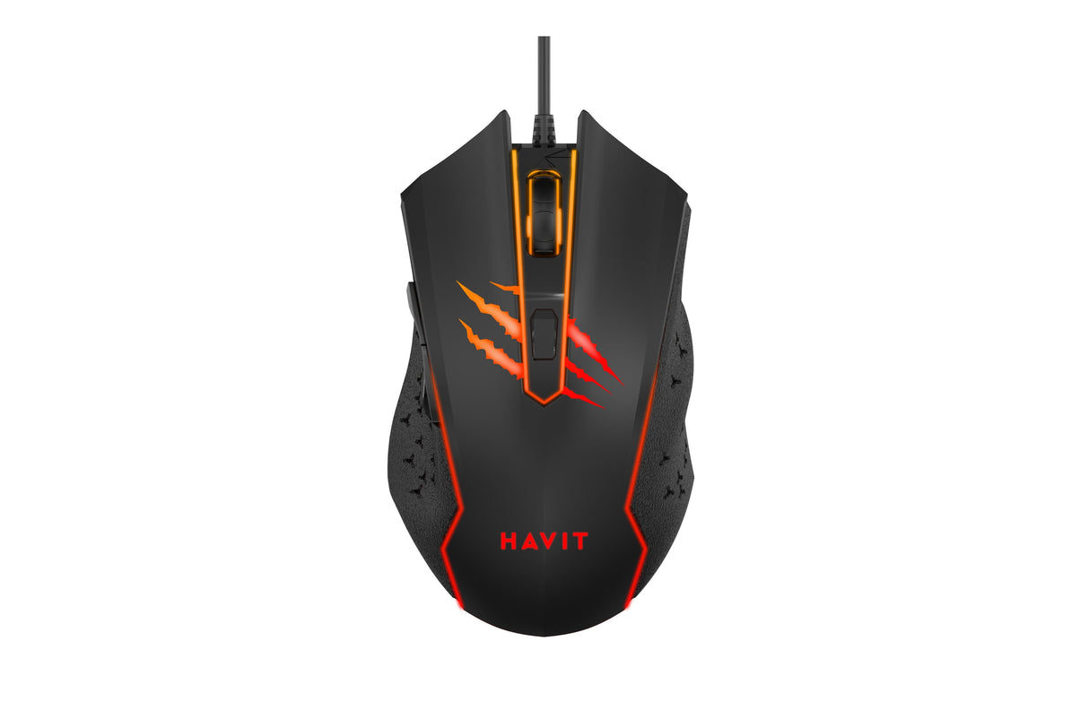 Havit Ms1027 Ratón Mano Derecha Usb Tipo A 2400 Dpi