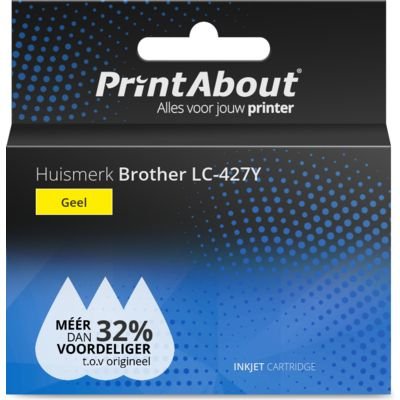 EAN 0616985792498 - PrintAbout LC-427Y cartucho de tinta Compatible Amarillo imagen 1