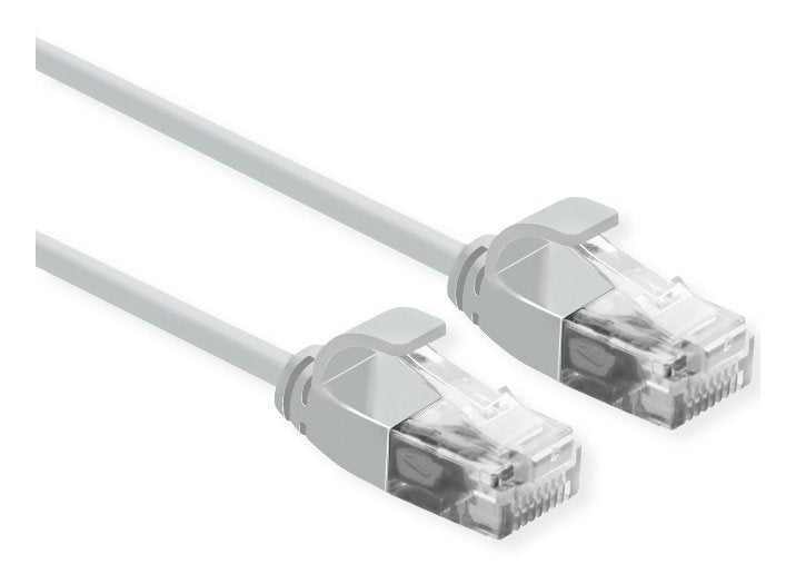 Roline Utp Datacenter Cable De Red Cat.6a (Class Ea), Lsoh, Slim, Grau, 1,5 M