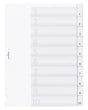 EAN 4005546630106 - Durable 6821-19 Separador numérico con pestaña Transparente imagen 1