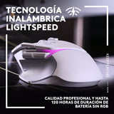 Ratón Inalámbrico Logitech G G502 X Plus Lightspeed Rgb Gaming 25600 Dpi Blanco