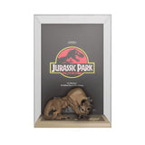 Figura Pop Movie Poster Jurassic Park Tyrannosaurus Rex And Velociraptor