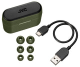 Jvc Ha-A9t Powerful Sound True Wireless Headphones Green