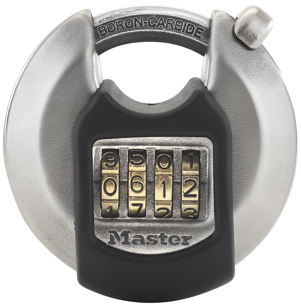 Master Lock Disc Combination Lock Stainless Steel M40eurdnum