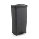Cubo De Basura O Reciclaje 70l, Vertical, 2 Compartimentos, Papelera Residuos, 76 Cm, Fácil Gestión