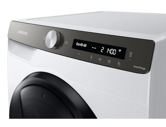 EAN 8806090607141 - Samsung WD80T554ABT lavadora-secadora Independiente Carga frontal Blanco imagen 8
