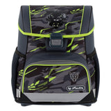 Herlitz Juego De Mochilas Escolares De 4 Piezas, 17 L, Ergonómica,Gris, Verde