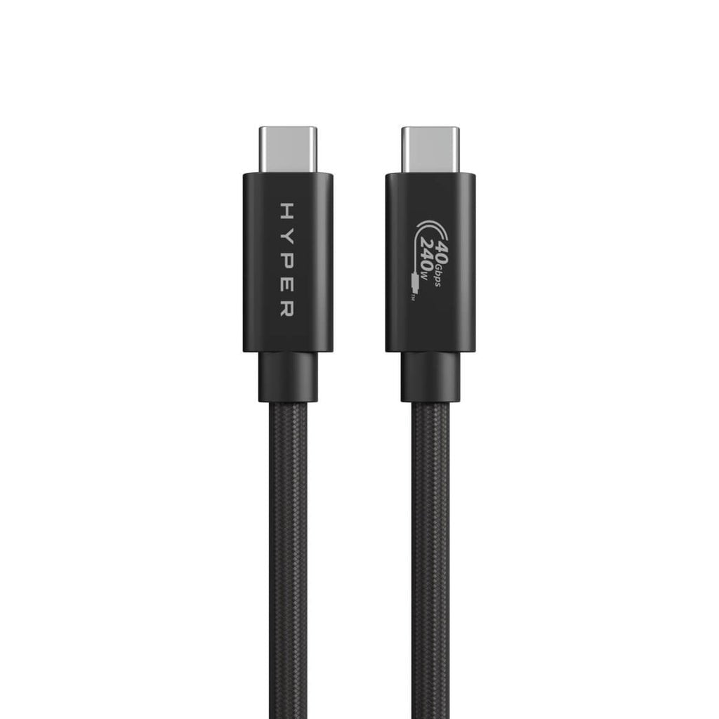 Cable Hyper Hyperdrive Next  Usb 24 Pin Usb-C (M) A 24 Pin Usb-C (M) Usb4 1.2 M Negro