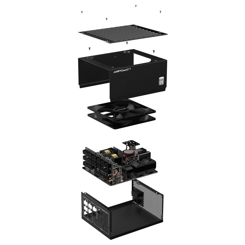 Fuente Alimentacion Lc-Power Platinum Serie Lc850p V3.1  Modular 850w Pci-E5 Retail