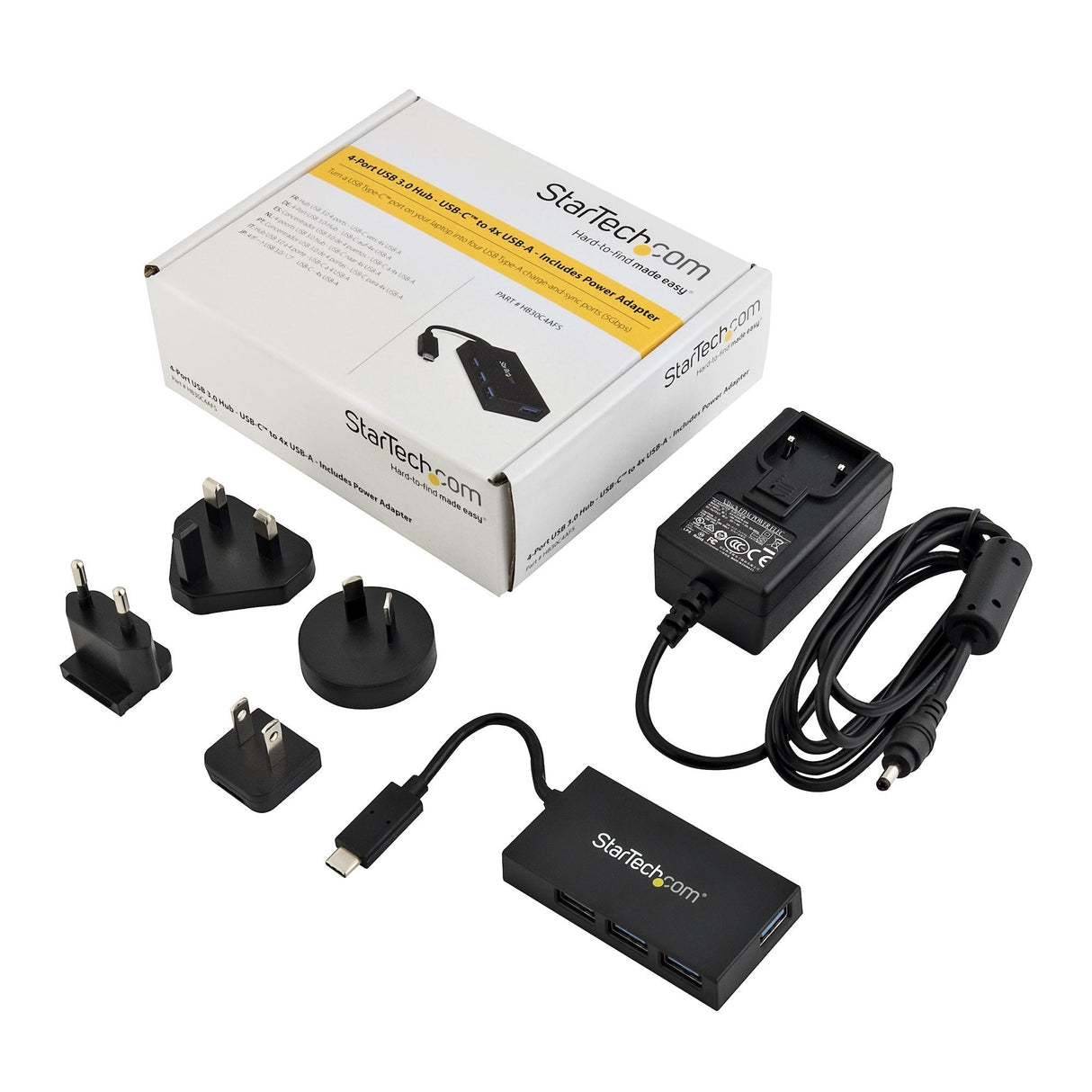 Hub Concentrador Usb 3.0 4     Perp Puertos Alimentado Ladron Usbc