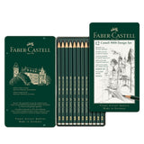 Faber Castell Lápices De Dibujo 5b-5h 9000 Design Set 12 En Estuche Metálico