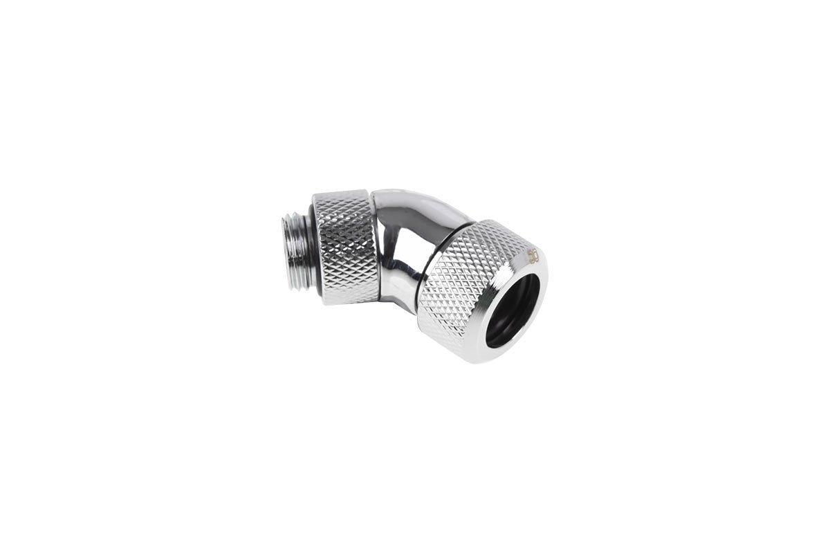 Alphacool 17406 Accesorio O Pieza De Sistema De Refrigeración Para Ordenador Racor, Conexión Cromado, Racor, Latón, Plata, 1/4", 45°, 21 Mm