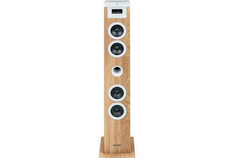 EAN 3499550388886 - Thomson DS121CD sistema de audio para el hogar Torre de sonido para uso doméstico 10 W Blanco, Madera imagen 1