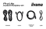 EAN 4948570123179 - iiyama ProLite XUB2492QSU-B1 pantalla para PC 60,5 cm (23.8") 2560 x 1440 Pixeles Quad HD LED Negro imagen 14