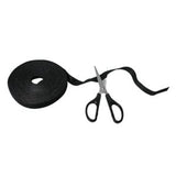 Logilink - Organizador De Cable, Cinta De Velcro, 10m, Negro
