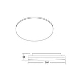 Brumberg 12511073 Ab-Downlight Byam Rund Ws 857 On Off 18w 230v Ip65