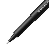 Stabilo Dr!Ver Pack De 4 Rotuladores De Punta Fina 0.4mm - Tinta A Prueba De Manchas, Inodora Y Con Base Al Agua -